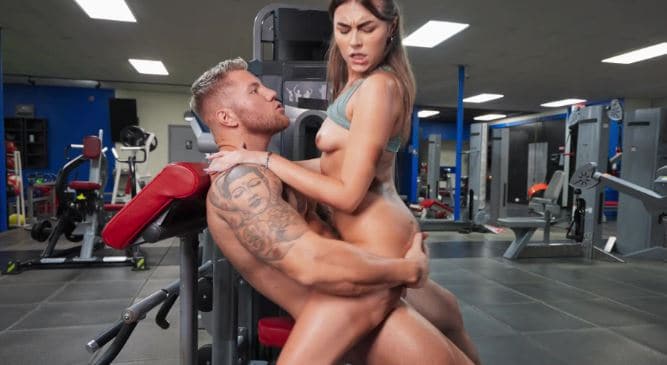 TeensLoveHugeCocks – Selina Bentz – Working Out By Lifting Cock