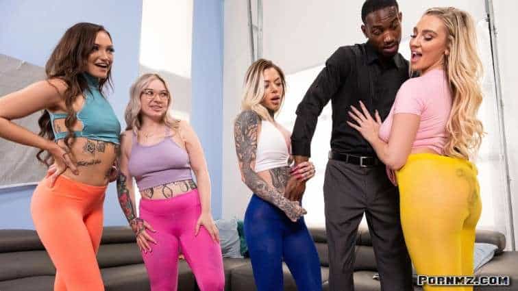 BrazzersExxtra – Kendra Sunderland And Chantal Danielle Tight Leggings, Tighter Pussy