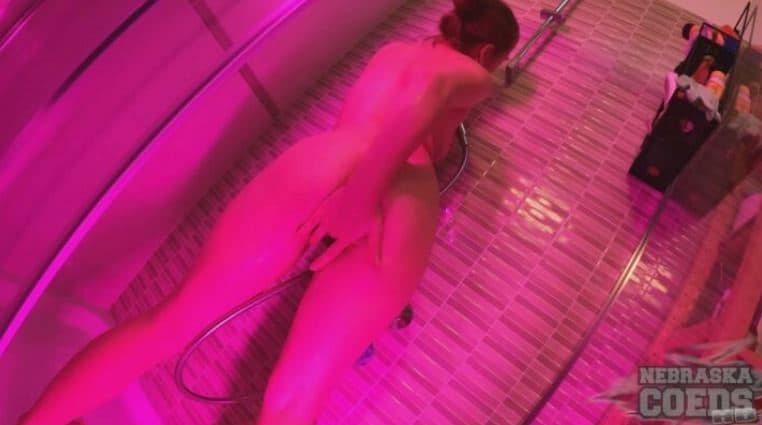 NebraskaCoeds – Between The Scenes Mira Masturbating White Showering Aesthetic Pink